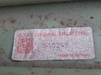 Bild 3:Innenhalmteiler Claas Mähdrescher