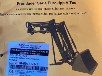 Hydrac Frontlader EK 2300