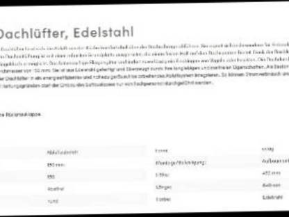 Bild 2:Dachlüfter, Edelstahl