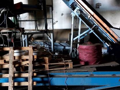 Bild 3:Förderbänder und Zwiebelmaschine