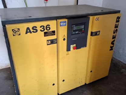 Kompressor, Schraubenkompressor Kaeser AS 36 mit Kältetrockner