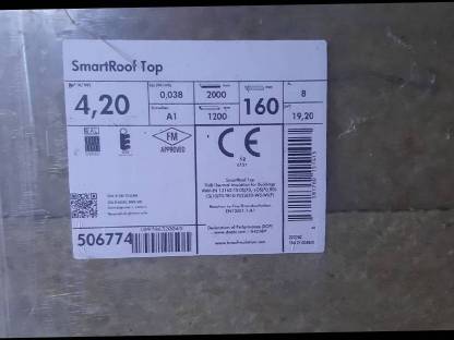 Bild 2:Steinwolle Aufdachdämmung