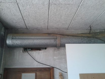 Warmluftrohre für Umluft (Spänexofen) Ofen