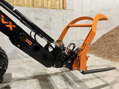 Bild 2:Hauer Palettengabel mit Niederhalter