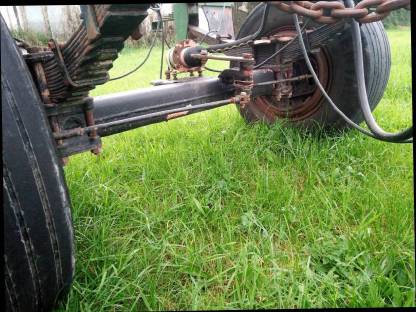 Bild 5:Rungenwagen, Holzanhänger, Langholz Anhänger