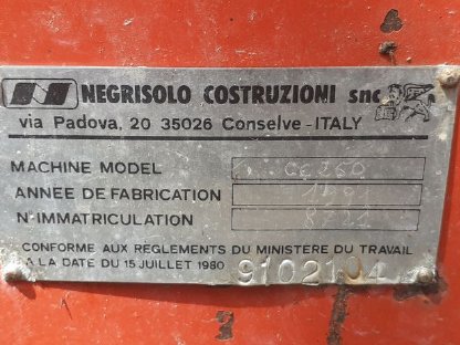 Bild 3:Mistkran Negrisolo Costruzioni GC 350