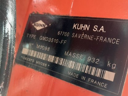 Bild 8:Mähwerk Kuhn GM 3510 Lift-Control