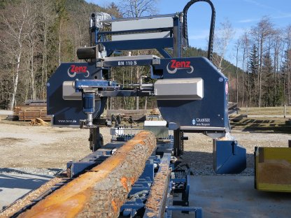 Komplette Sägeanlage Blockbandsäge Zenz BN 110 S Paul KME 2
