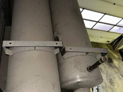 Bild 2:Biogas BHKW Auspuff