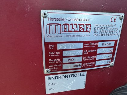 Bild 5:Siloking Futtermischwagen Mayer VW17