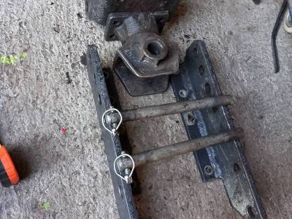 Anhängeschlitten mit Zugmaul