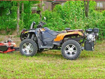 Bild 2:Hydraulisches Mähaggregat für ATVs oder andere Geräte