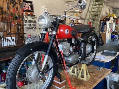 Bild 2:Oldtimer Motorrad Hercules 313 Bj. 1955