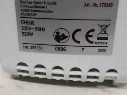 Bild 2:Heizstrahler 520 Watt