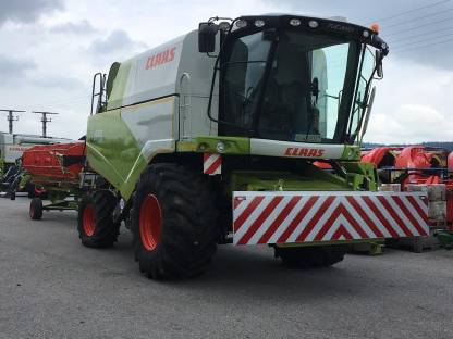 Bild 3:Claas Tucano 430, Obenentleerung, kein Lexion, Trion