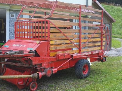 Bild 5:Pöttinger Kadett K Ladewagen, inkl. Gelenkwelle
