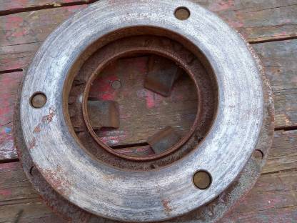 Bild 2:Gebrauchte Druckplatte Kupplung Claas
