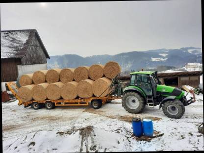 Bild 4:Strohrundballen