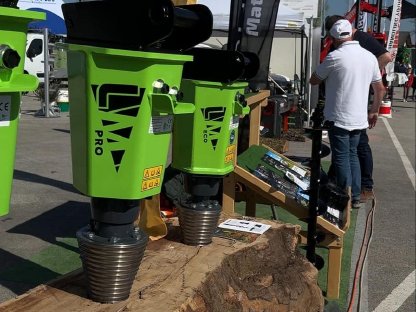 Bild 2:Kegelspalter Holzspalter Erdbohrer Bagger Linie PRO