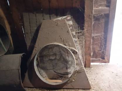 Auer Heugebläse mit 30 m Rohre, Belüftung