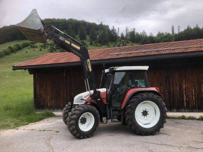 Bild 5:Steyr 9090M Traktor Ackerschlepper Frontlader Forstschlepper