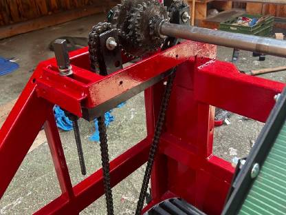 Bild 8:Bänderpflanzmaschine Bruno