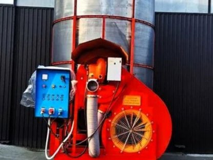 Bild 2:Pedrotti Getreidetrockner 12 t, Gas- und Ölbrenner