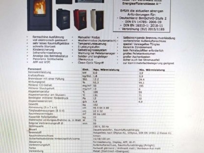 Neu Pelletofen Schenger HP07