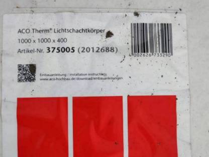 Bild 7:Lichtschacht Aco Therm