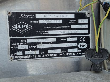 Bild 4:Westfalia Milchtank-Anhänger