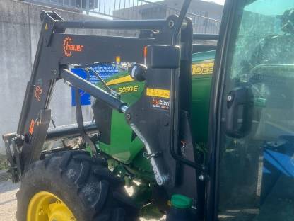 Bild 5:Verkaufe John Deere 5058e mit Hauer-Frontlader
