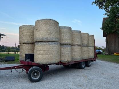 Stroh Rundballen