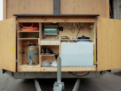 Bild 3:Fahrbare Jagdhütte / Tiny House