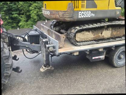Bild 4:Tieflader für Bagger