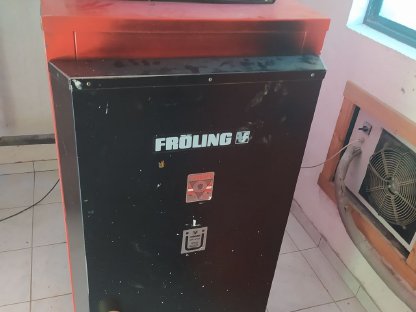 Bild 2:Heizkessel Fröling