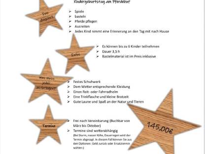 Bild 3:Geburtstag bei den Pferden