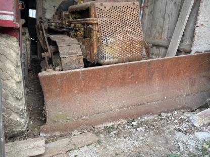 Bild 3:Oldtimer-Caterpillar Schubraupe D4