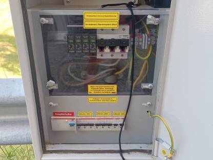 Bild 2:Baustromverteiler