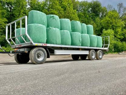 BIO Silageballen 45 Messer kurz geschnitten!