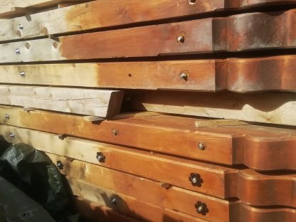 Bild 4:Holz, Dachstuhlholz