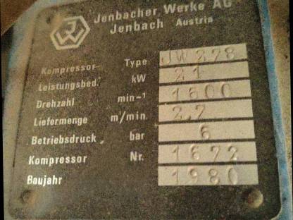 Bild 4:Kompressor Jenbacher