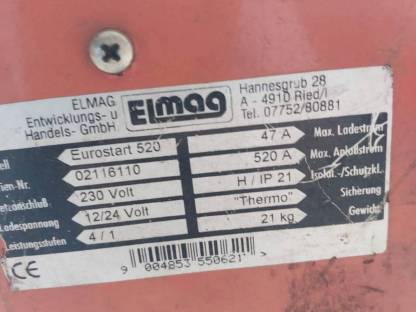 Bild 2:Ladegerät Batterie Eurostart 520