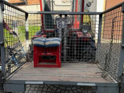 Stockräumgerät, Hecklader, Transportbox