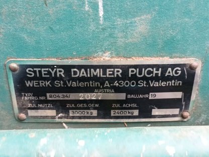 Bild 3:Steyr Hamster Ladewagen