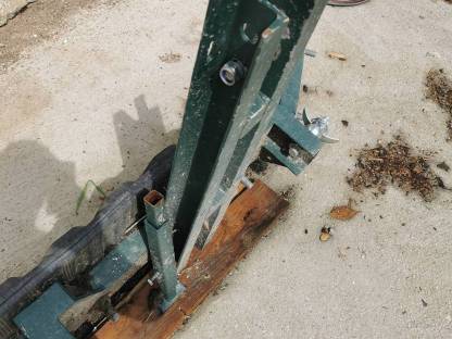 Bild 2:Schieber Mist Auslauf Futtertisch Schneeschild Spalten