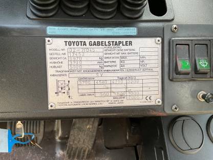 Bild 5:Stapler Toyota 5 t, Modellnummer 02-7FD45