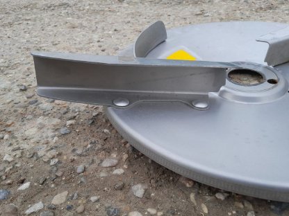 Bild 4:Rauch Axis-M Düngerstreuscheiben S2 VXR plus hartbeschichtet