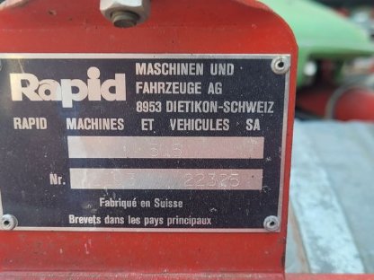 Bild 2:Rapid 505 Eingrasmäher