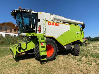 Bild 6:Claas Tucano 430, Obenentleerung, kein Lexion, Trion
