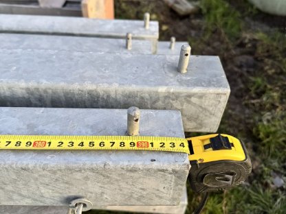 Bild 2:80x80x3 mm Formrohr viereckig verzinkt, Vierkantstahlrohr